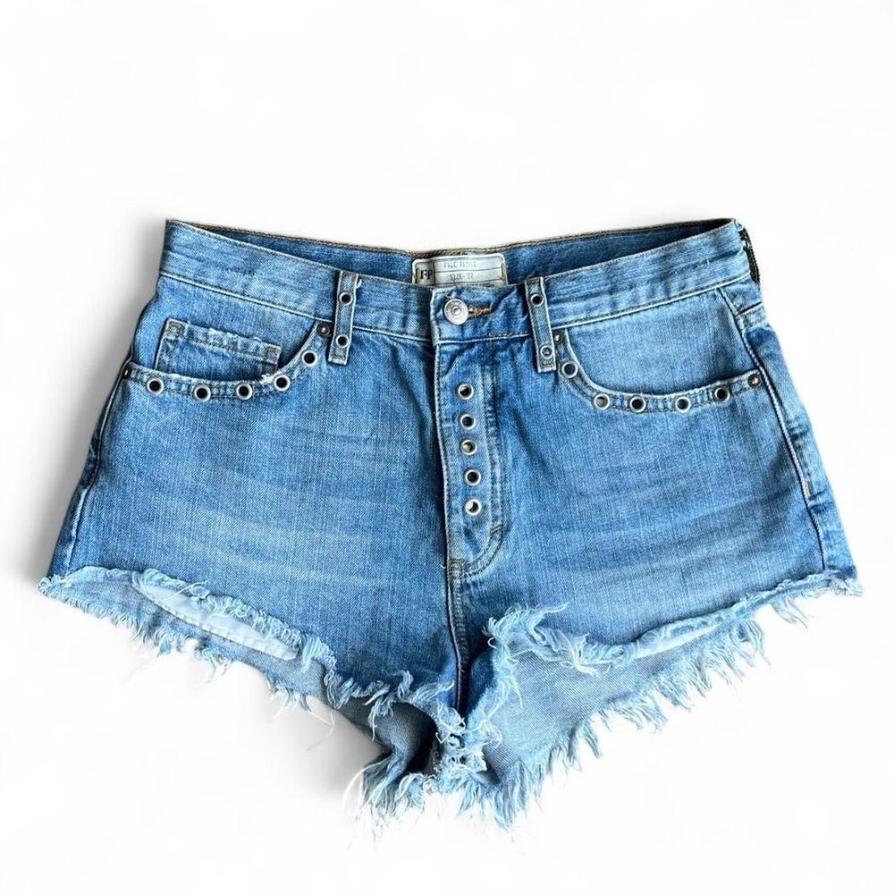 Free-people Women's Blue Shorts
